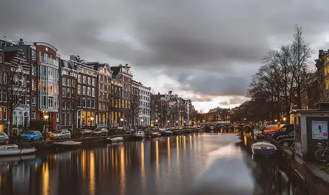 Temperatura em Amsterdam no Inverno